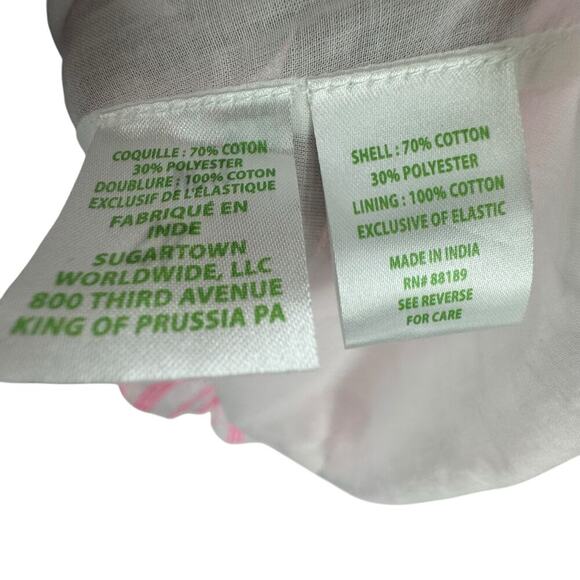 Lilly Pulitzer Jenette Halter Maxi Havana Pink Sails & Stripes Seersucker 00 NWT - Picture 9 of 12